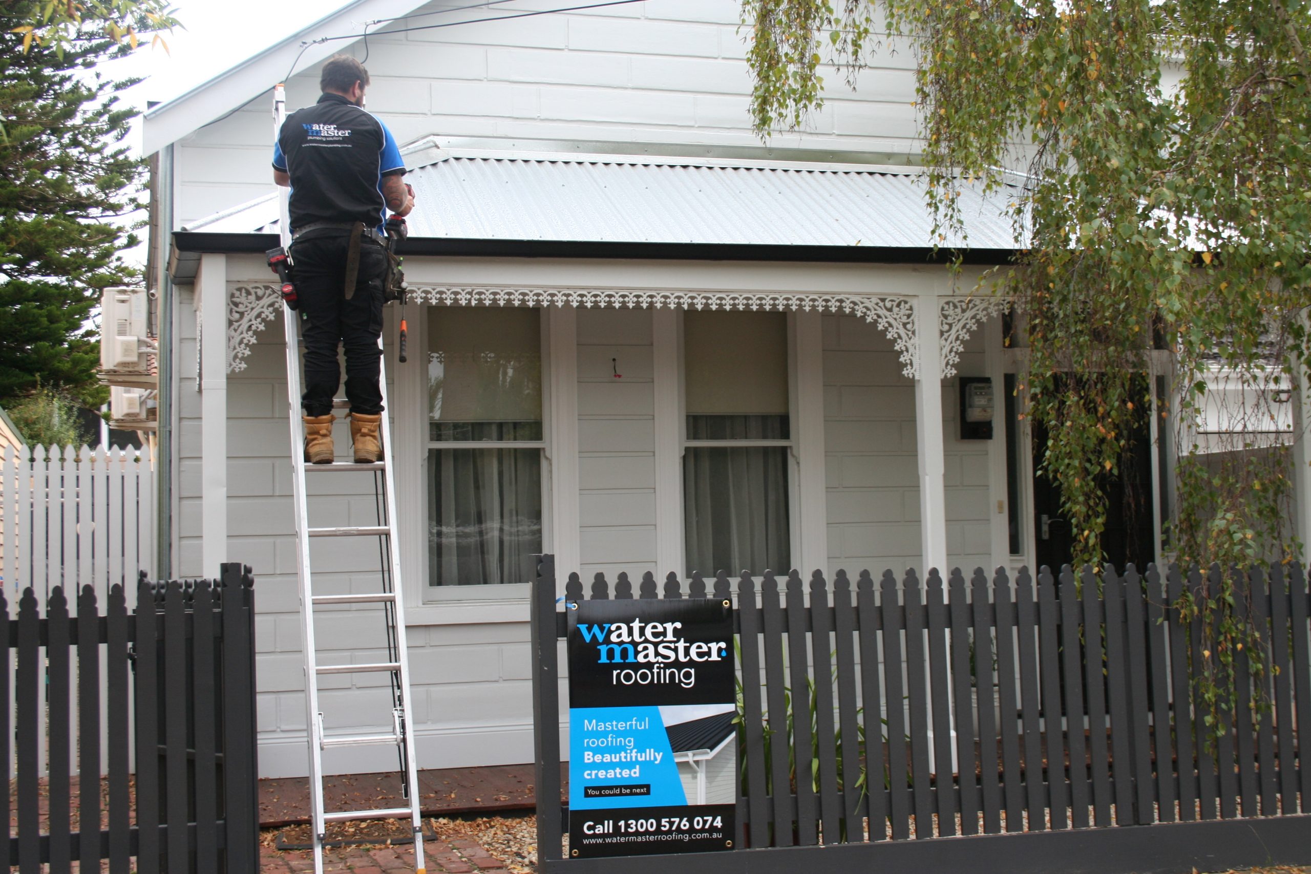 metal roof installation